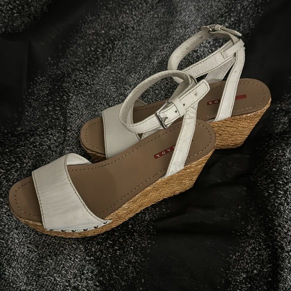 White Prada Espadrille - Picture 2 of 3